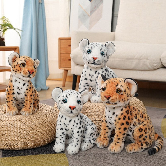 The Sitting Leopard Plush Toy