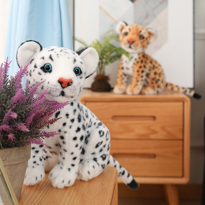 The Sitting Leopard Plush Toy