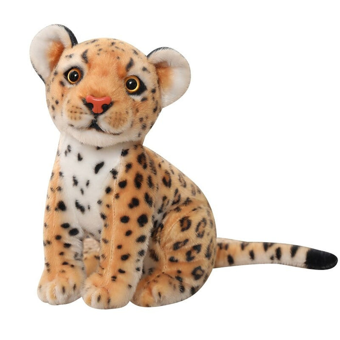 The Sitting Leopard Plush Toy