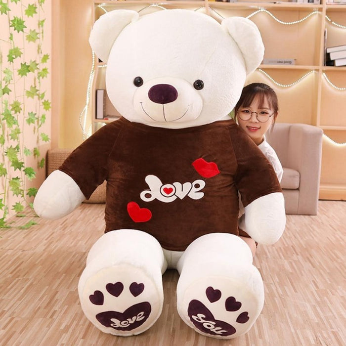 The I LOVE YOU Dressing Teddy Bear