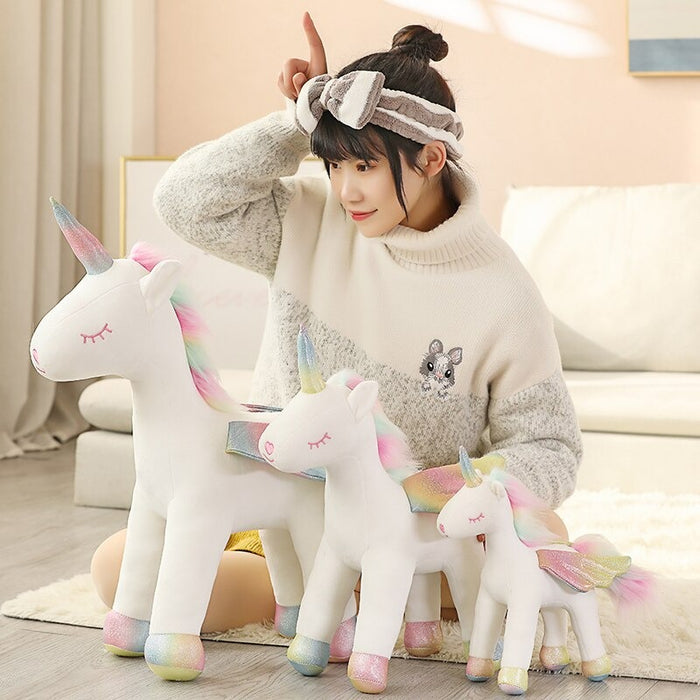 The Standing Unicorn Plush Toy