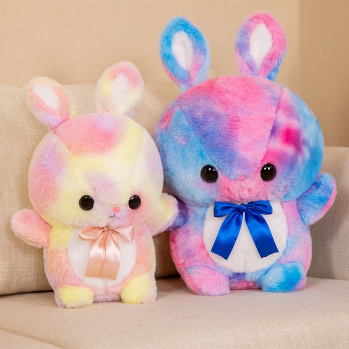 The Rainbow Bunny Plush Toy