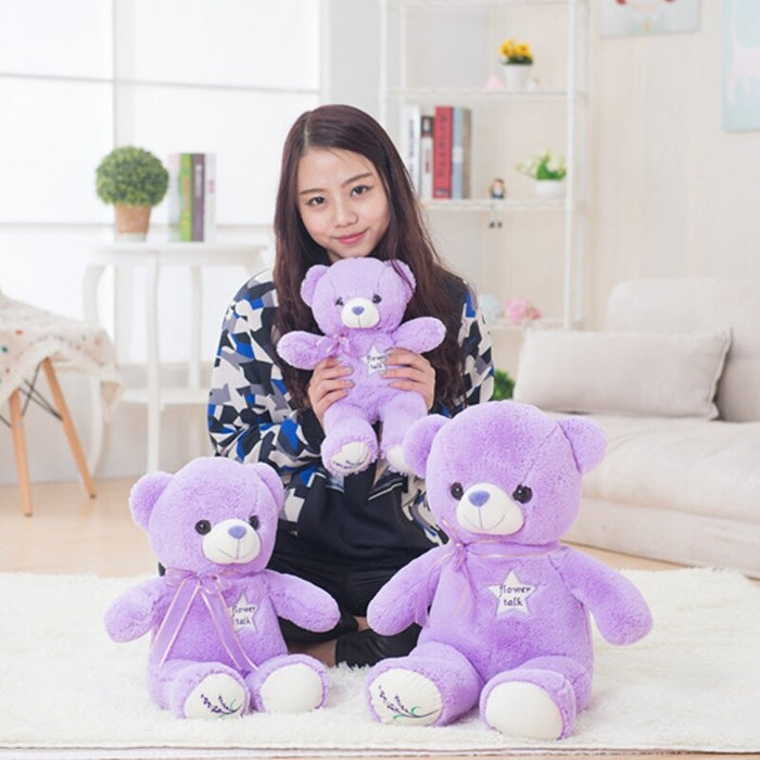 The Purple Teddy Plush Toy