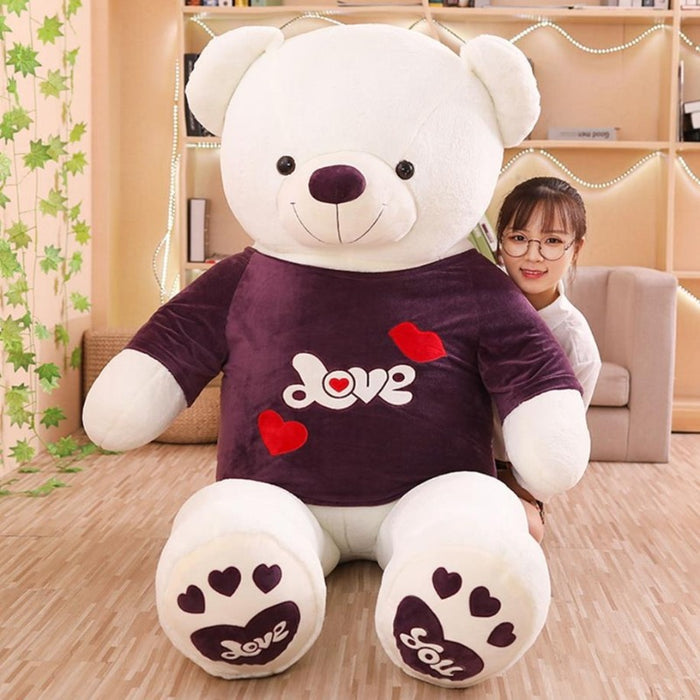 The I LOVE YOU Dressing Teddy Bear