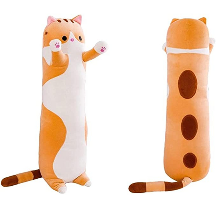 Cat Plush Long Throw Pillow