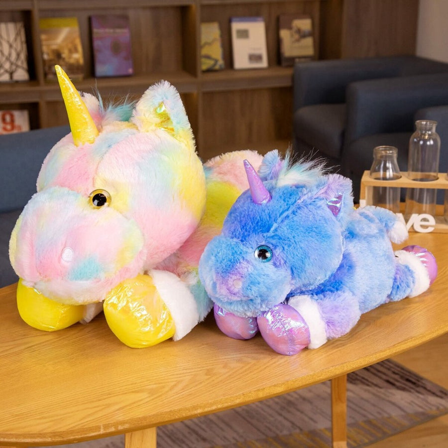 The Sleeping Rainbow Unicorn Plush Toy