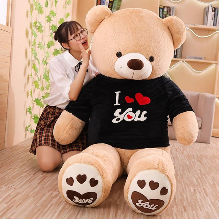 The I LOVE YOU Dressing Teddy Bear