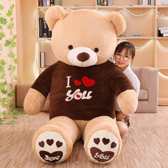 The I LOVE YOU Dressing Teddy Bear