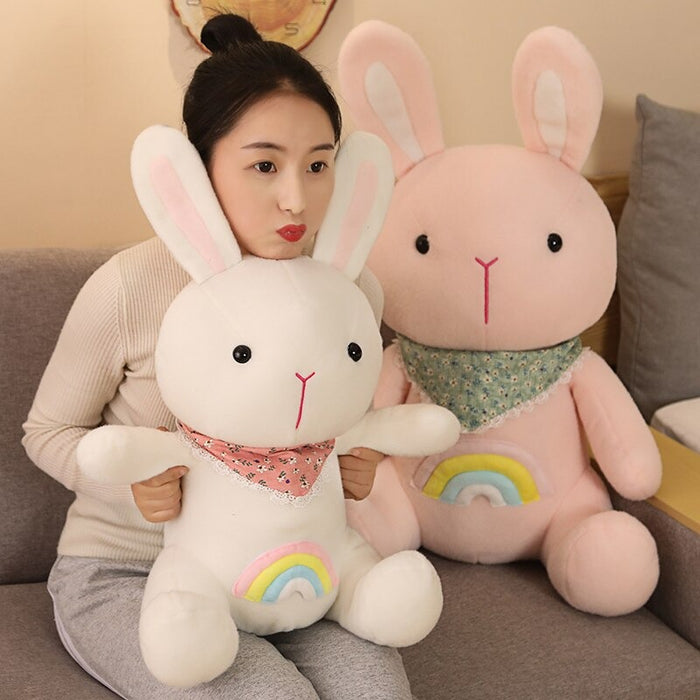 Rainbow Rabbit Plush Toy