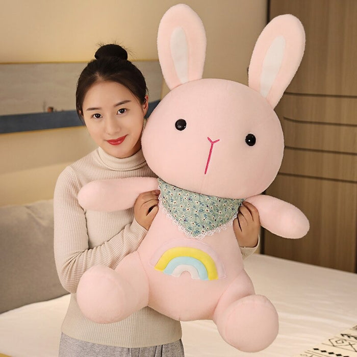 Rainbow Rabbit Plush Toy