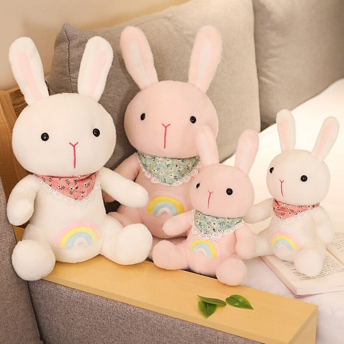 Rainbow Rabbit Plush Toy