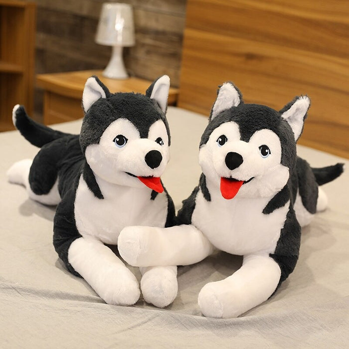 The Realistic Husky Plush Toy