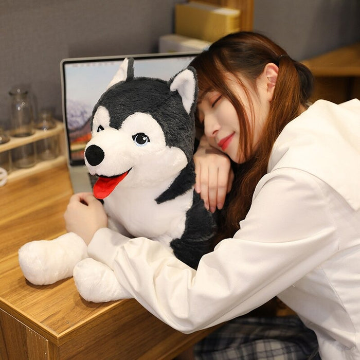 The Realistic Husky Plush Toy