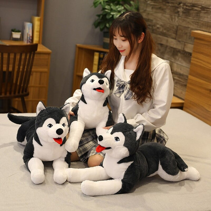 The Realistic Husky Plush Toy