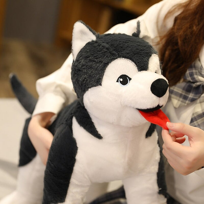 The Realistic Husky Plush Toy