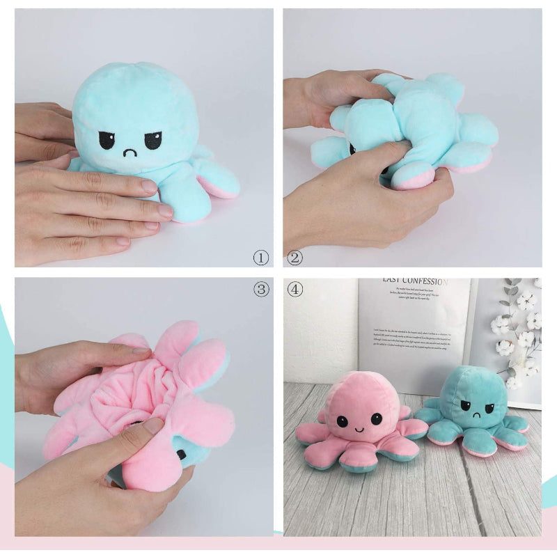 Octopus Double-Sided Plush Toys