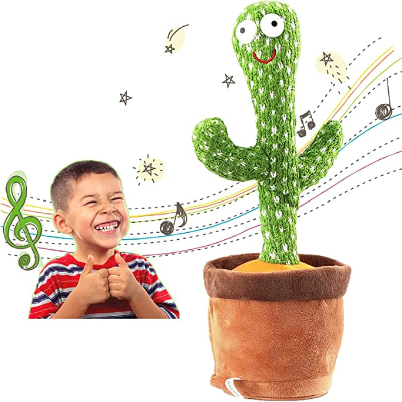 Dancing And Talking Electric Cactus Toy For Kids