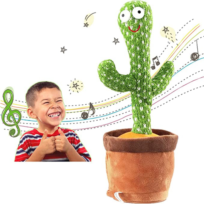 Dancing And Talking Electric Cactus Toy For Kids