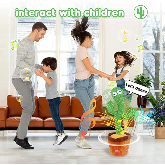 Dancing And Talking Electric Cactus Toy For Kids