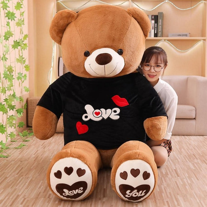 The I LOVE YOU Dressing Teddy Bear