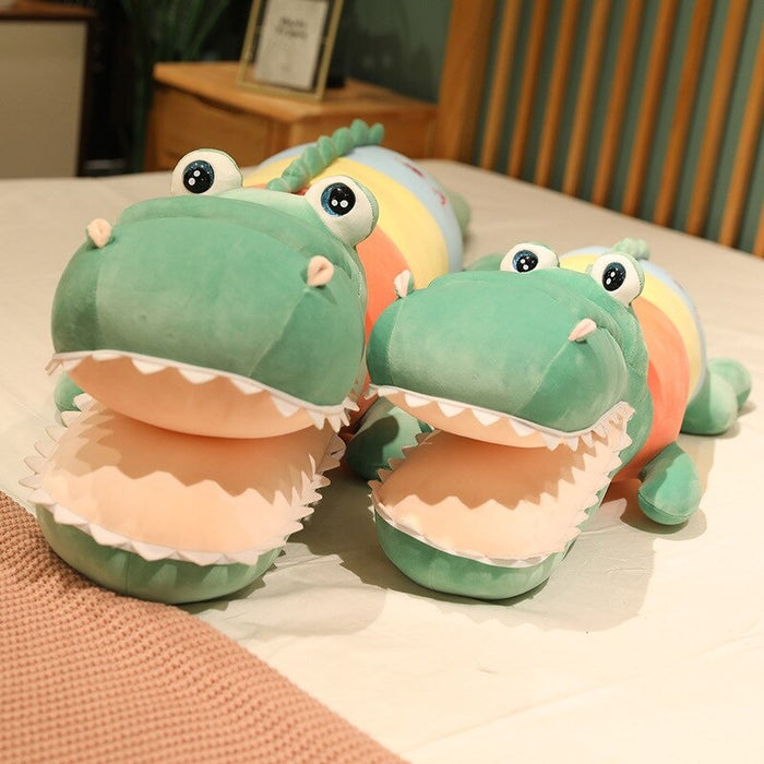 Colorful Open Mouth Crocodile Plush