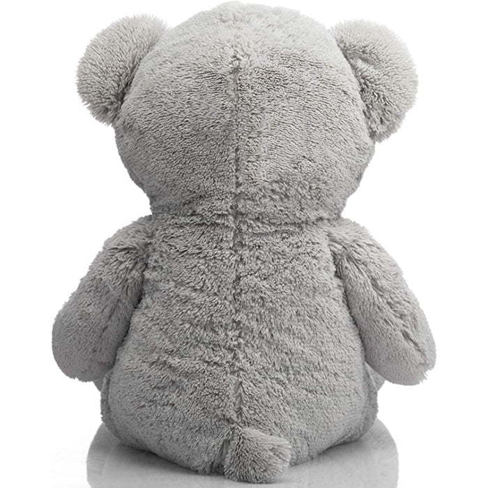 Giant gray teddy bear on sale