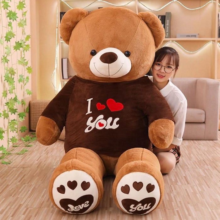 The I LOVE YOU Dressing Teddy Bear