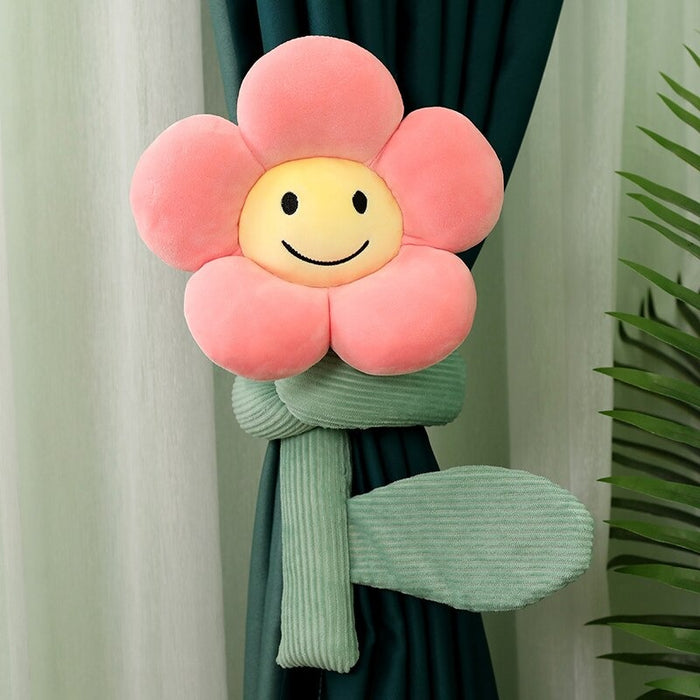 The Plush Flower Curtain Buckle