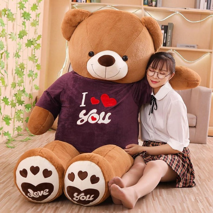 The I LOVE YOU Dressing Teddy Bear