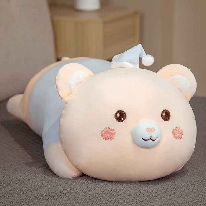 Cherry Bear Plush Pillow