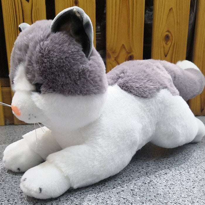 The Realistic Lying Cat Plush Toy