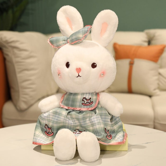 The Dressed Plaid Rabbit Plush Toy