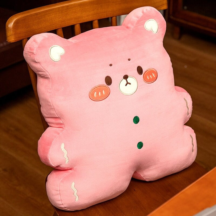 The Cartoon Cookie Bear Plush Cushion