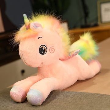 Lying Rainbow Unicorn Plush