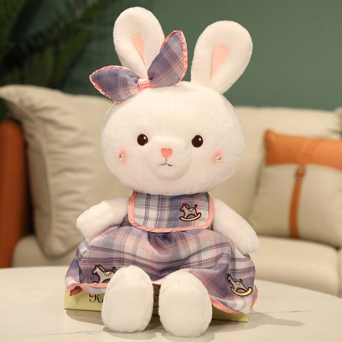 The Dressed Plaid Rabbit Plush Toy