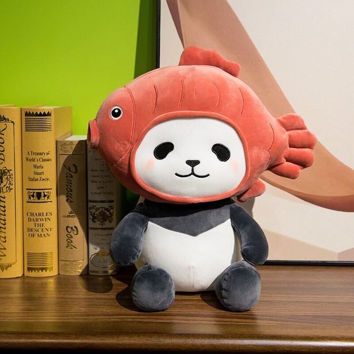 The Fish Head Panda Plush Toy