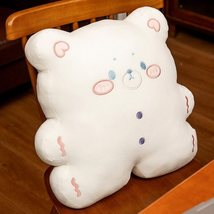 The Cartoon Cookie Bear Plush Cushion