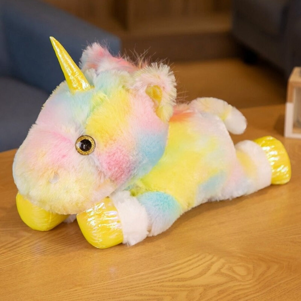 The Sleeping Rainbow Unicorn Plush Toy