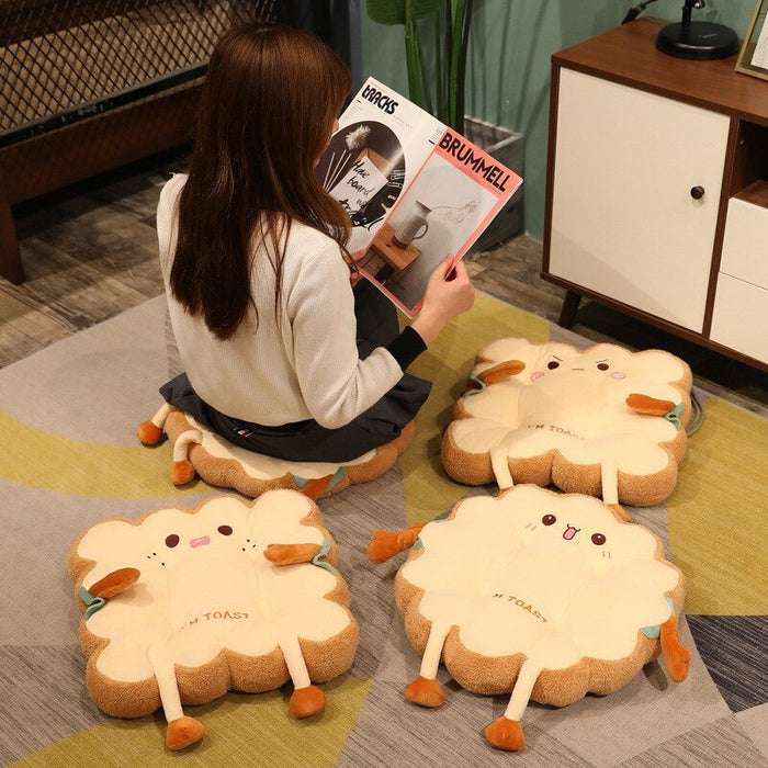 The Toast Bread Plush Mat