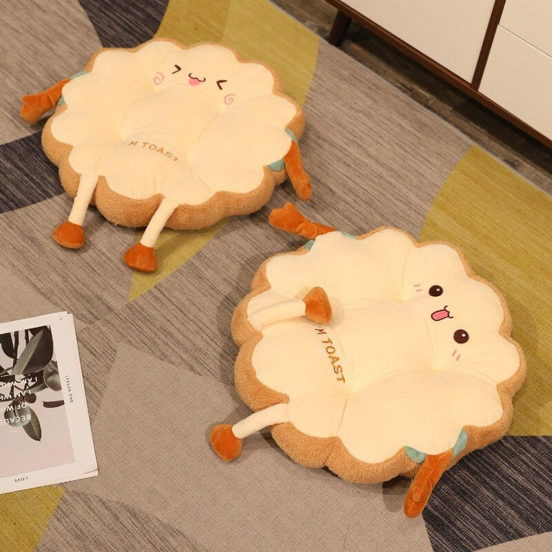 The Toast Bread Plush Mat