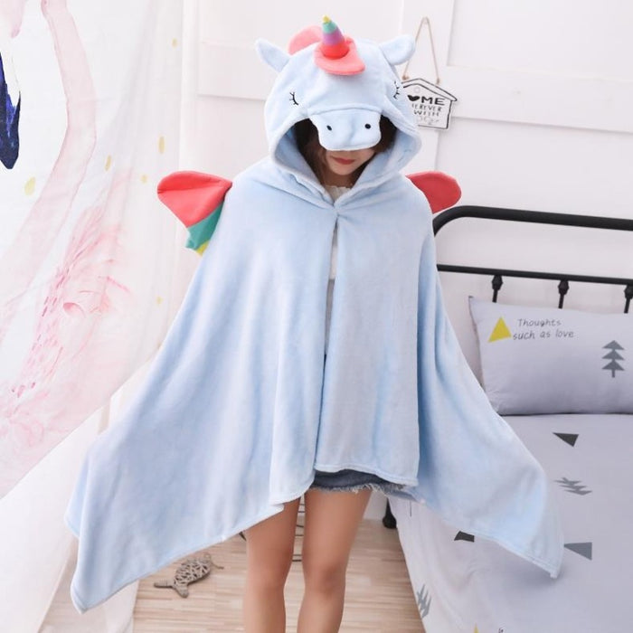 Unicorn Cloak Blanket Plush