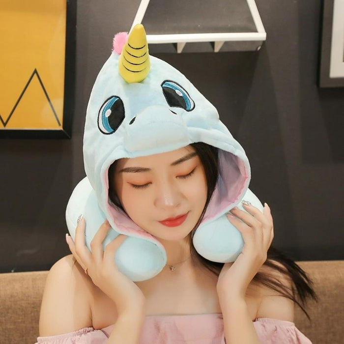 The U-Plush Pillow With Hat