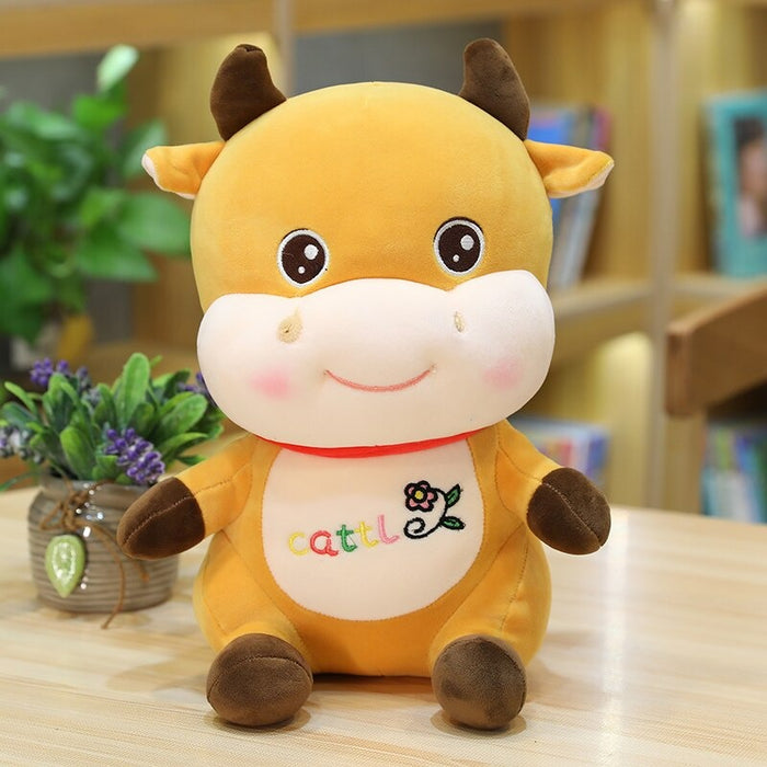 The Sitting Cattle Plush Toy