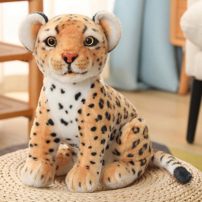 The Sitting Leopard Plush Toy