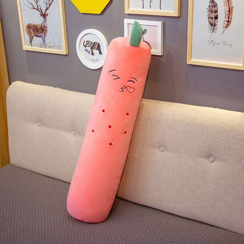 Long Pillow Fruit Plush