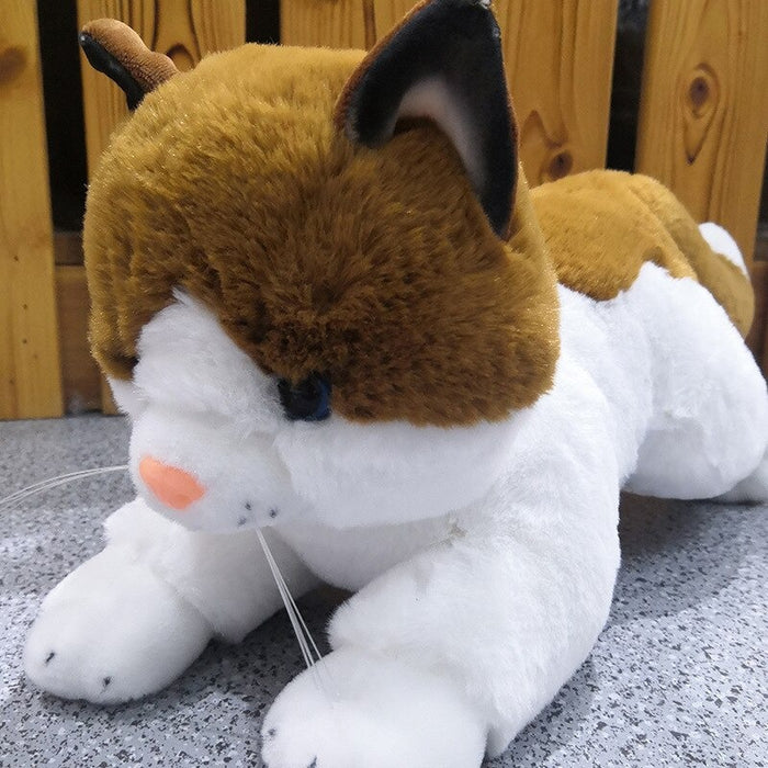 The Realistic Lying Cat Plush Toy