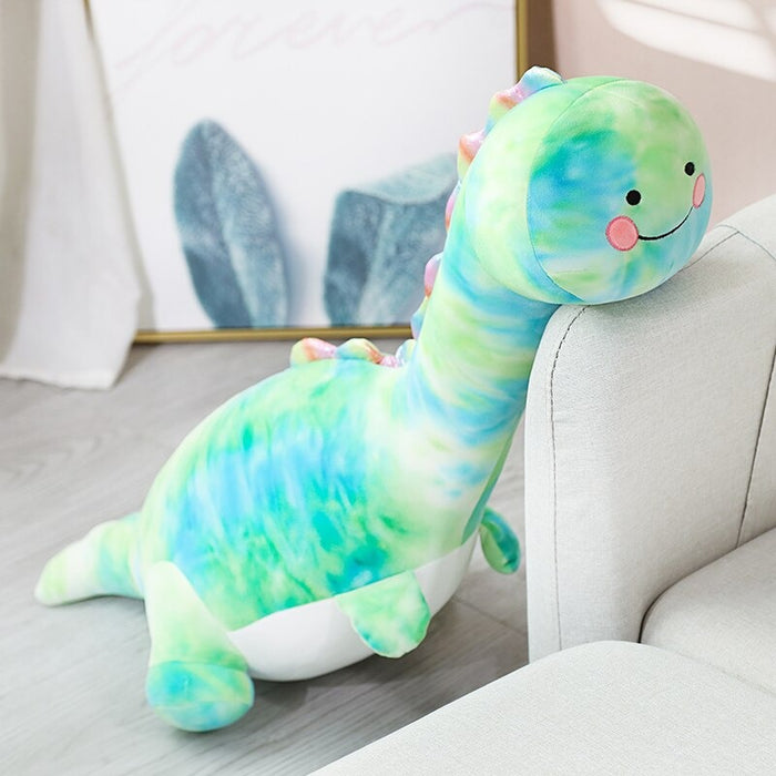 The Long Rainbow Dinosaur Plush Toy