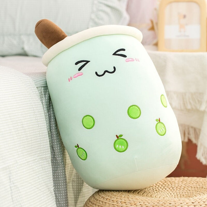 Fruit Bubble Tea Cup Pillow