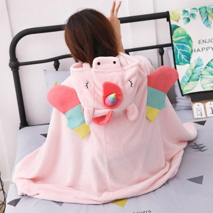 Unicorn Cloak Blanket Plush