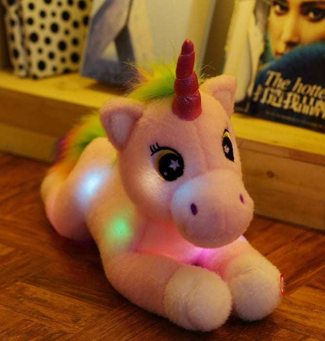 Led Light Luminous Unicorn Plush